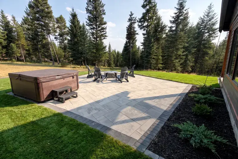 Paver Patio Base Depth for Montana Frost